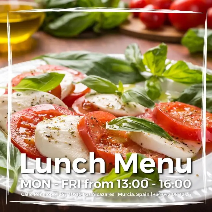 Ven a disfrutar de nuestro menú del día de lunes a viernes 👨‍🍳