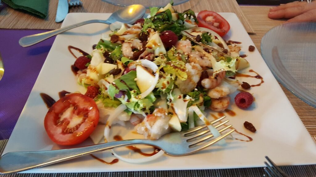 Ensalada en Galin's Bulgarian Restaurant