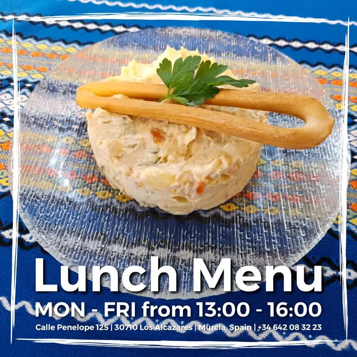 Ven a disfrutar de nuestro menú del día de lunes a viernes 👨‍🍳