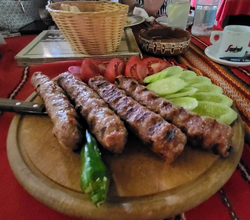 Kebapcheta en Galin's Bulgarian Restaurant