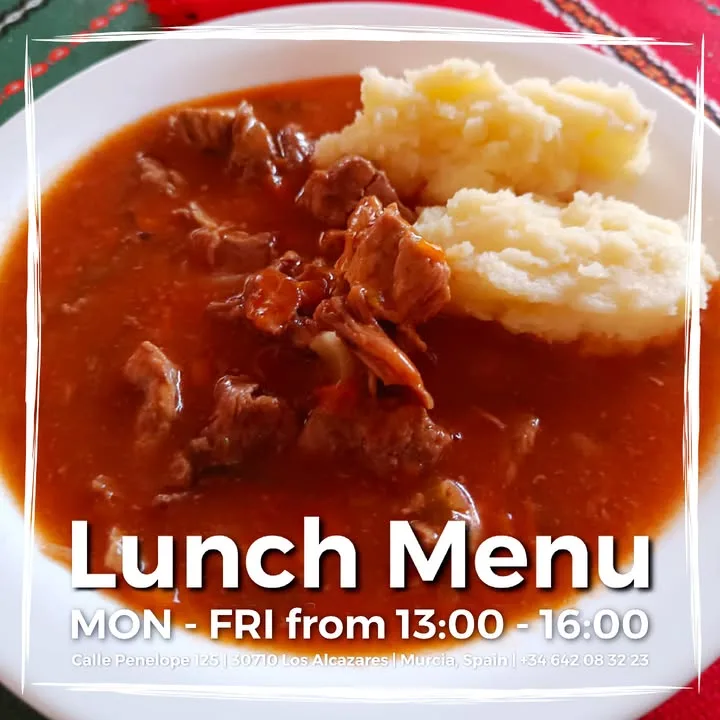 Ven a disfrutar de nuestro menú del día de lunes a viernes 👨‍🍳