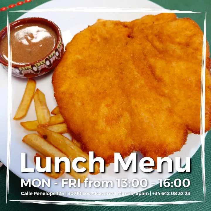 Ven a disfrutar de nuestro menú del día de lunes a viernes 👨‍🍳