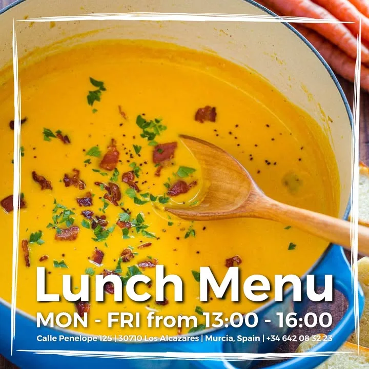 Ven a disfrutar de nuestro menú del día de lunes a viernes 👨‍🍳
