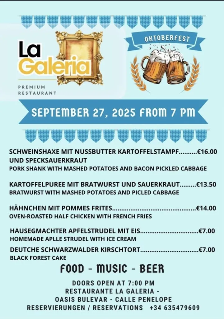 🍺🎉 Oktoberfest at Galin’s is Fully Booked!
