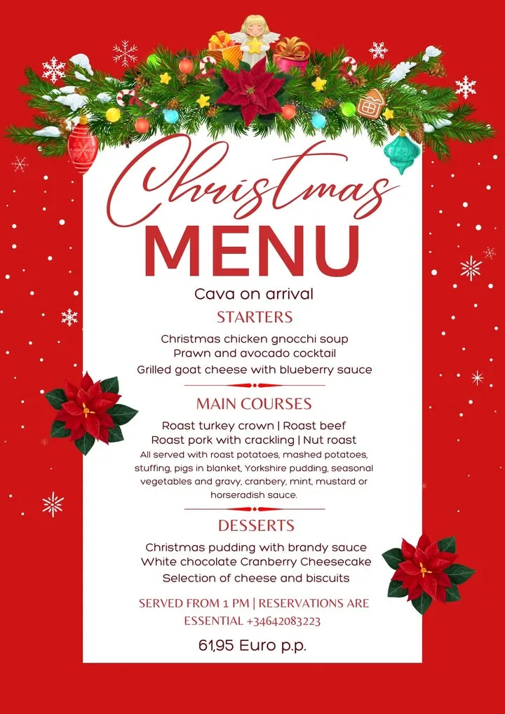 🎄✨ Our Special Christmas Menu Is Here!