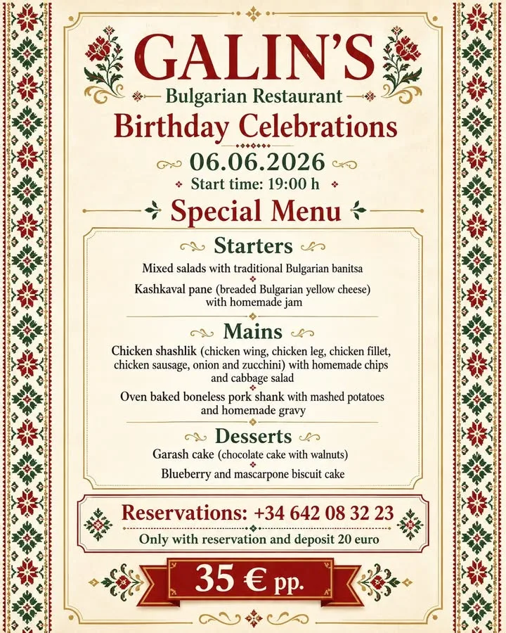 Photos from Galin's Bulgarian Restaurant's post