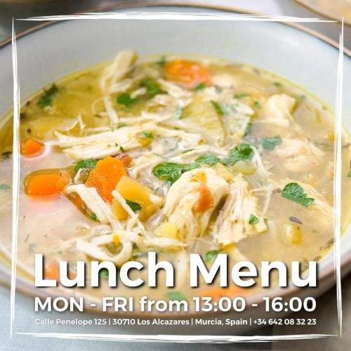 Menú del día en Galin's Bulgarian Restaurant