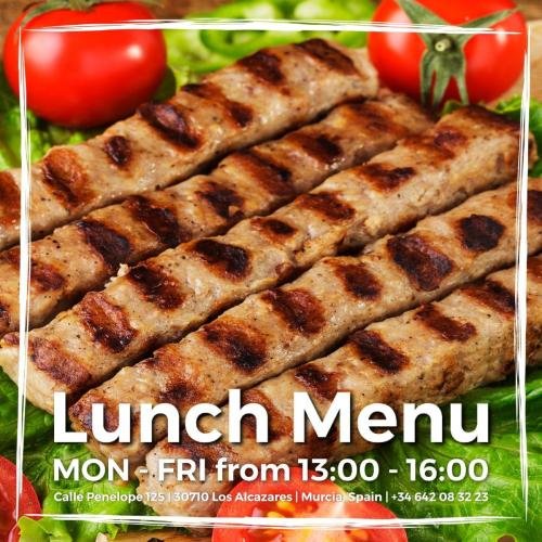 Menú del día en Galin's Bulgarian Restaurant